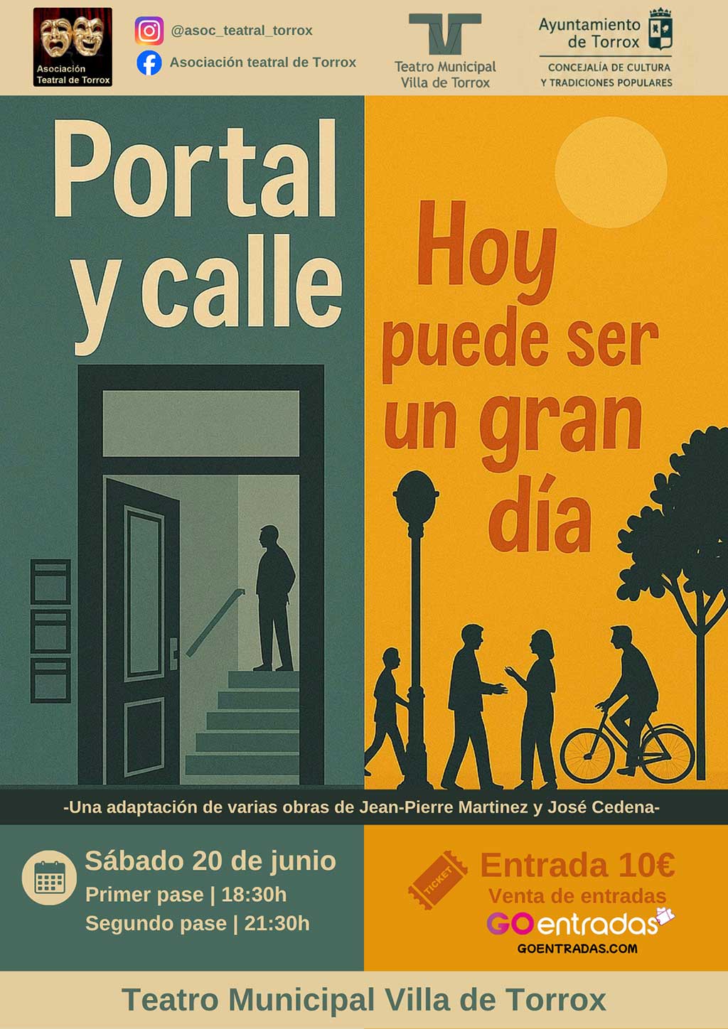 Portal y calle - Hoy puede ser un gran día